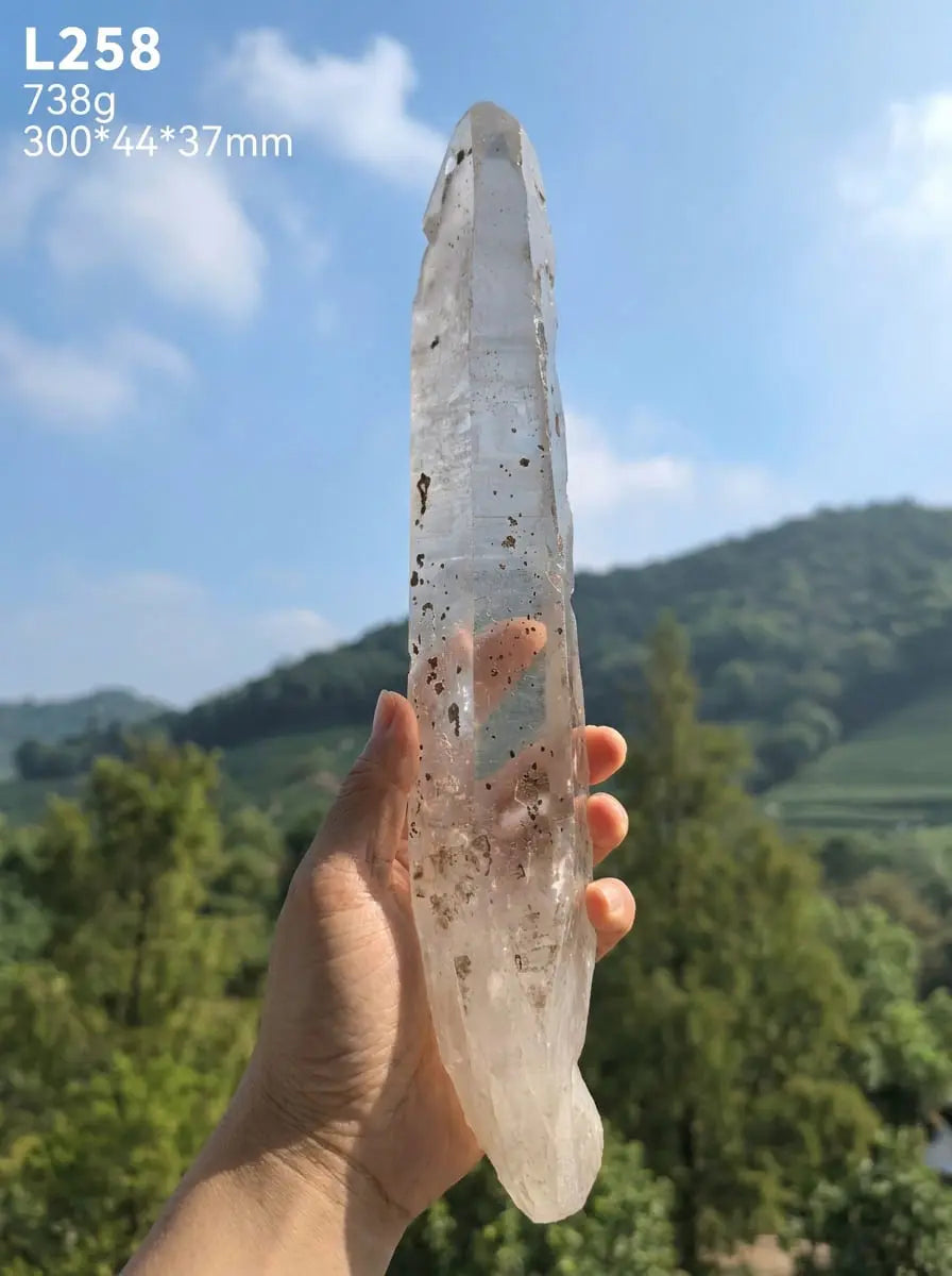 Natural rough crystal ornament