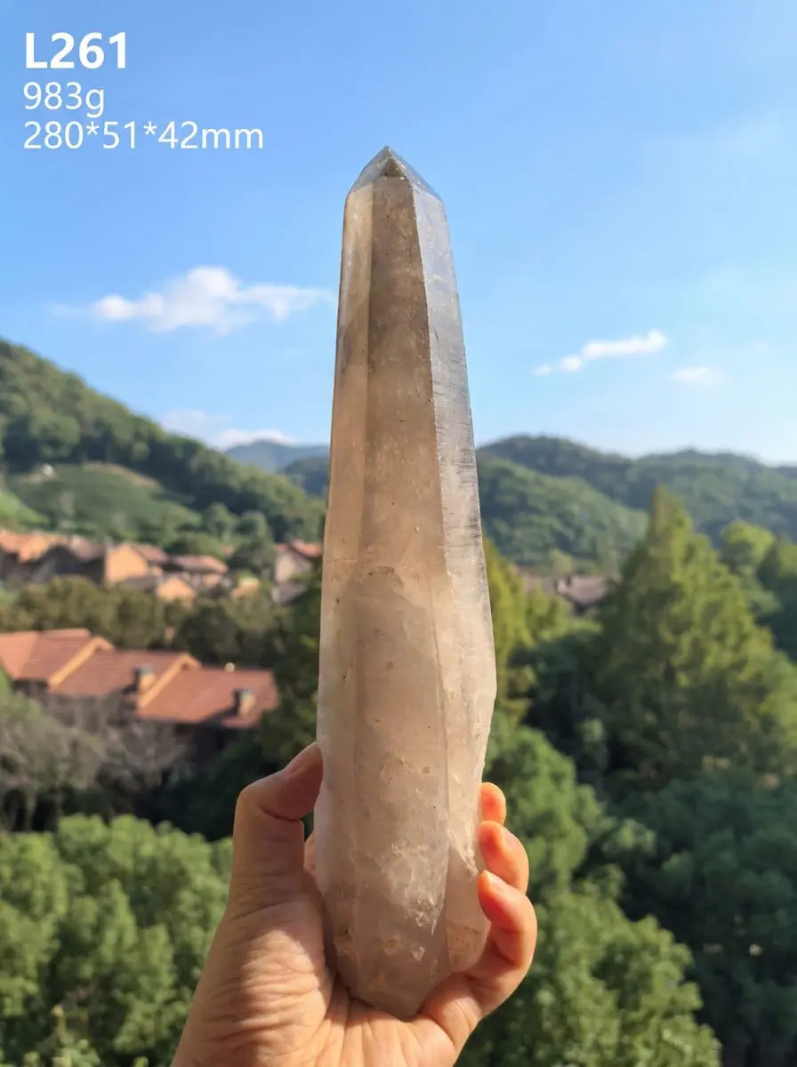 Natural rough crystal ornament