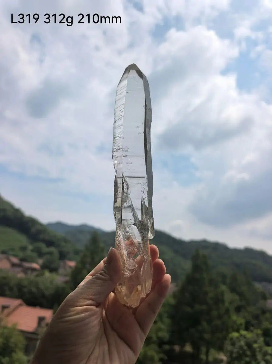 Natural rough crystal ornament