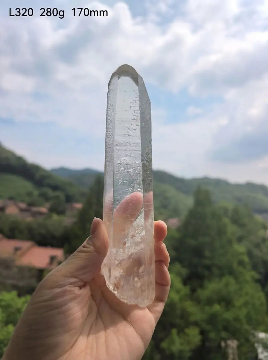Natural rough crystal ornament
