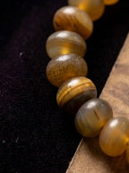 「Time-Worn Heritage」 Yak Horn Mala Bracelet