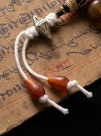 「Time-Worn Heritage」 Yak Horn Mala Bracelet