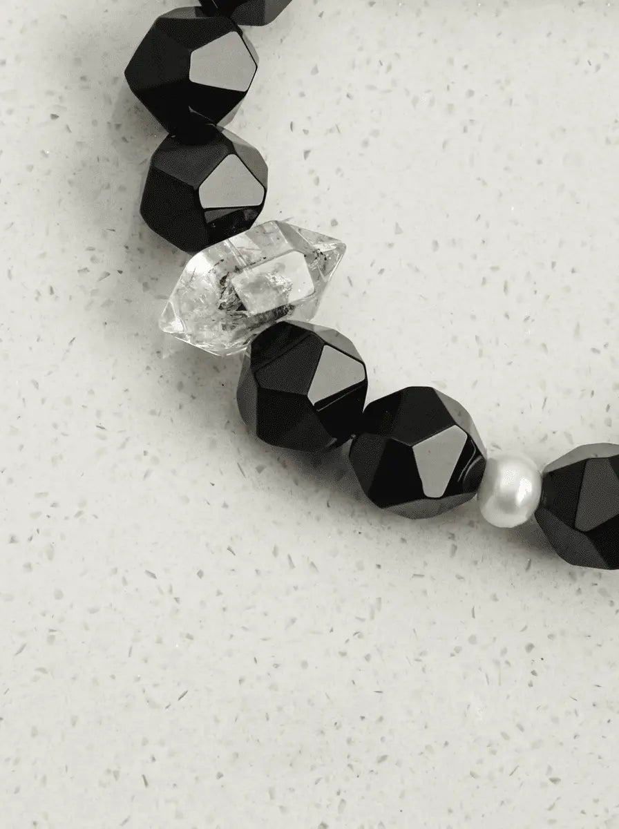 「Mystic Obsidian Deep Forest」 Bracelet