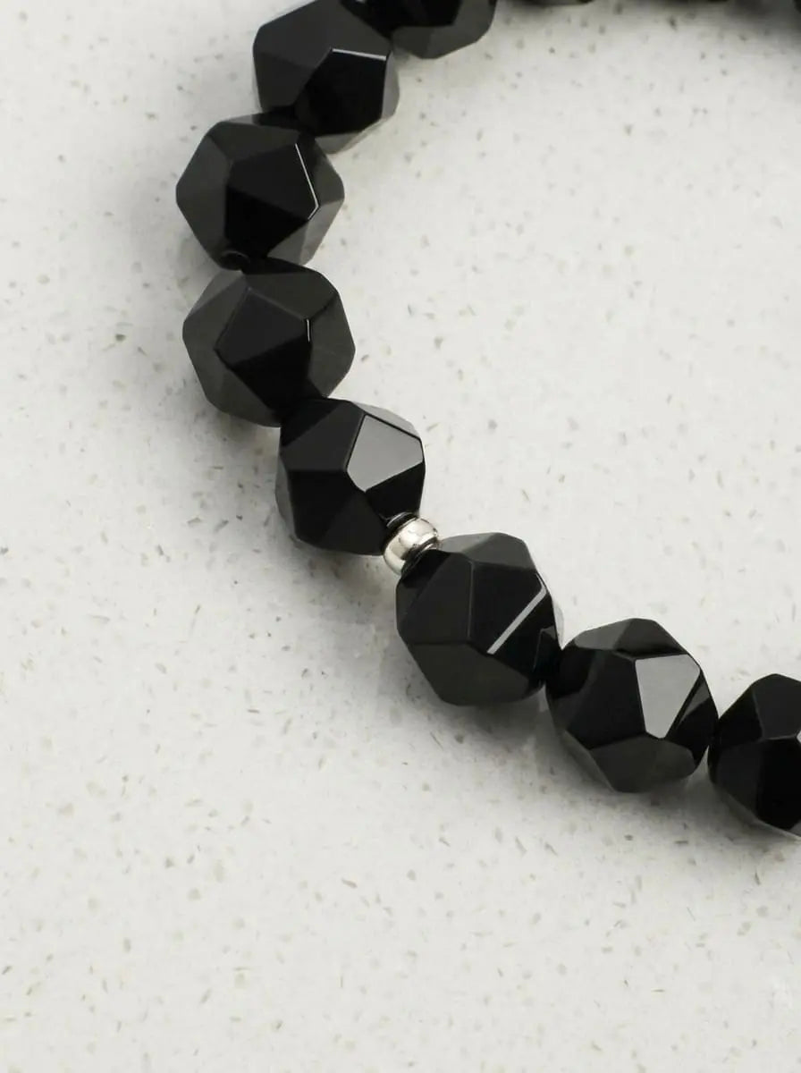 「Mystic Obsidian Deep Forest」 Bracelet