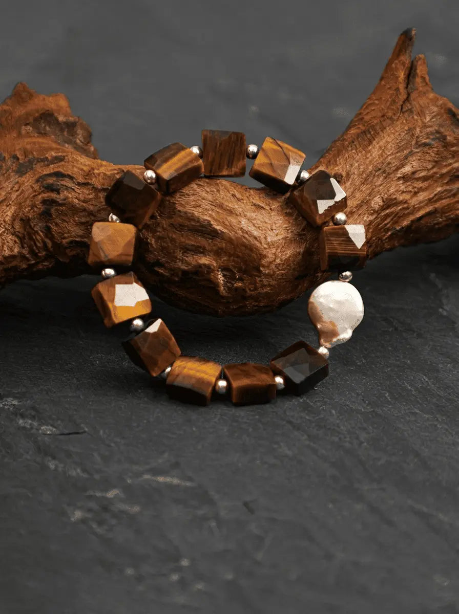 「Golden Tiger Condensed Bead」 Bracelet