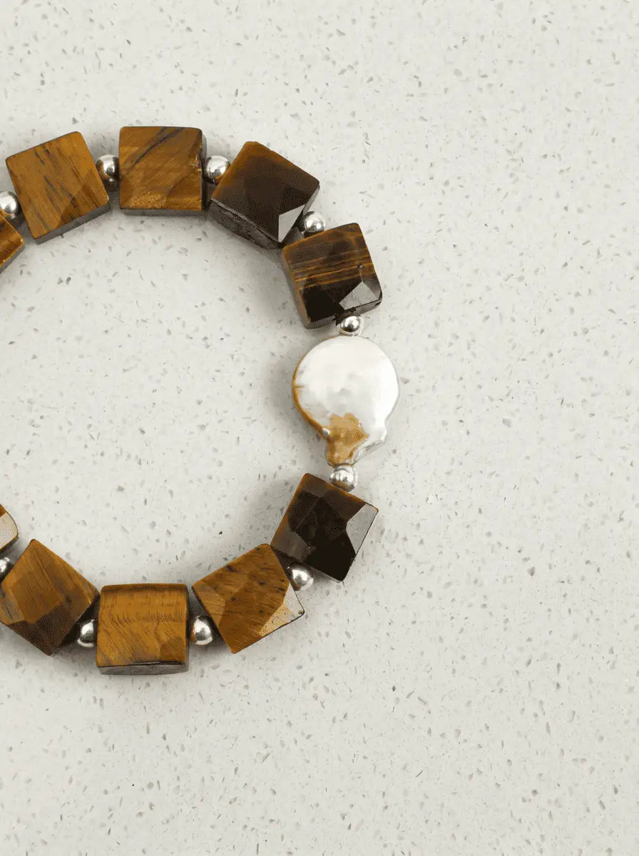 「Golden Tiger Condensed Bead」 Bracelet