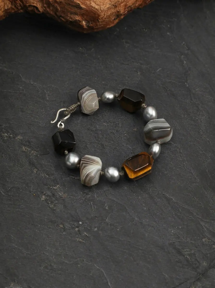 「Stone Vein Mountain & Sea」 Bracelet