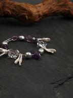 「Purple Resonance Crystal Ripple」 Bracelet
