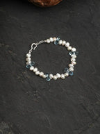 「Clear Ripple Blue Butterfly」 Bracelet