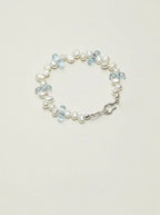 「Clear Ripple Blue Butterfly」 Bracelet