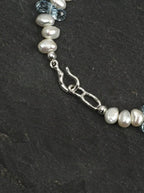 「Clear Ripple Blue Butterfly」 Bracelet