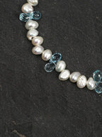 「Clear Ripple Blue Butterfly」 Bracelet