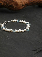 「Clear Ripple Blue Butterfly」 Bracelet