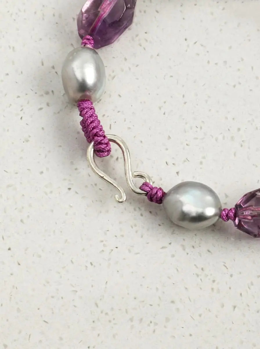 「Purple Mist Crystal Clarity」 Bracelet