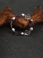 「Purple Mist Crystal Clarity」 Bracelet