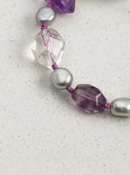 「Purple Mist Crystal Clarity」 Bracelet