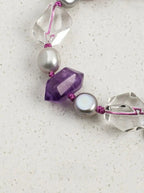 「Purple Mist Crystal Clarity」 Bracelet