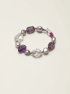 「Purple Mist Crystal Clarity」 Bracelet