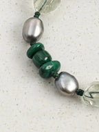 「Emerald Shadow & Condensed Light」 Bracelet