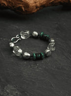 「Emerald Shadow & Condensed Light」 Bracelet