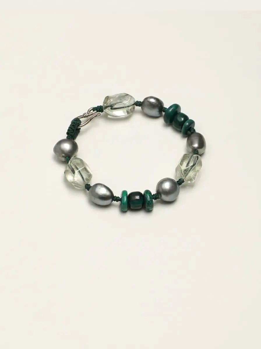 「Emerald Shadow & Condensed Light」 Bracelet