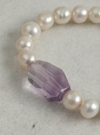 「Cliffside Dew Amethyst」 Bracelet