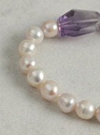 「Cliffside Dew Amethyst」 Bracelet